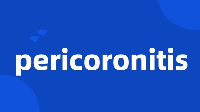 pericoronitis