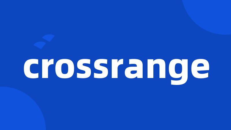 crossrange