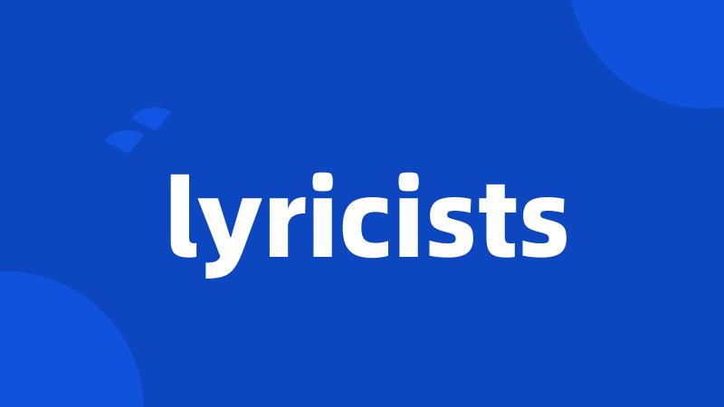 lyricists