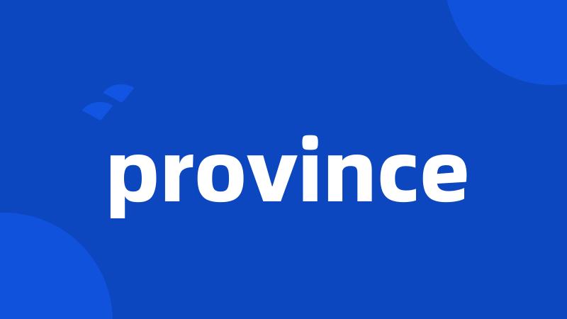 province