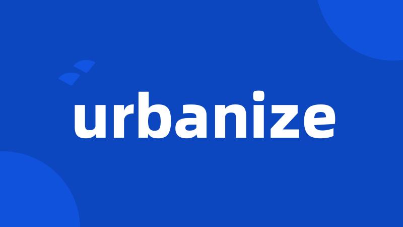 urbanize