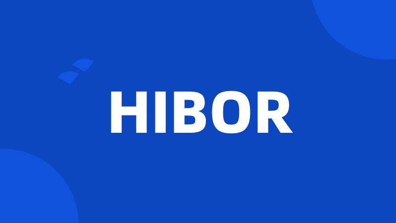 HIBOR