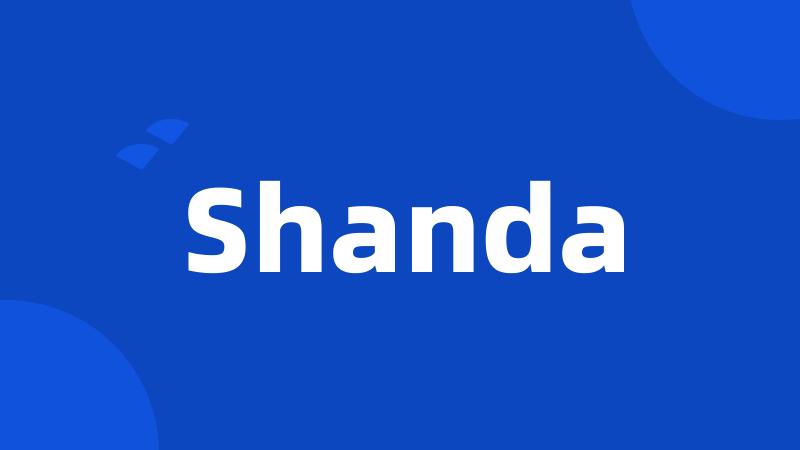 Shanda