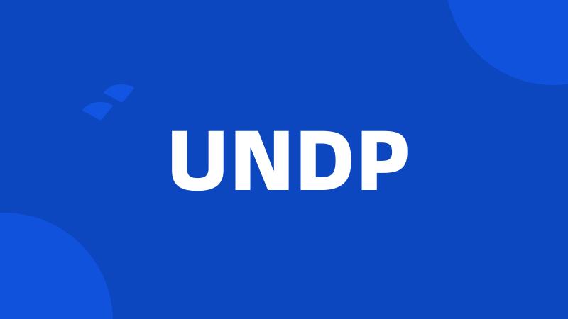 UNDP