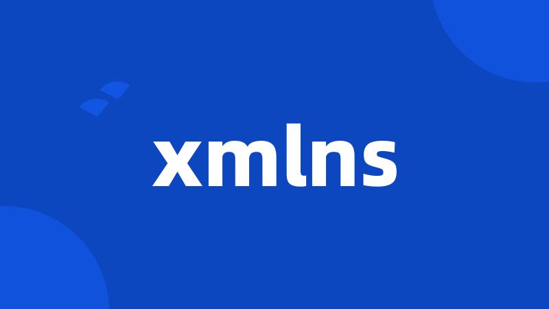 xmlns