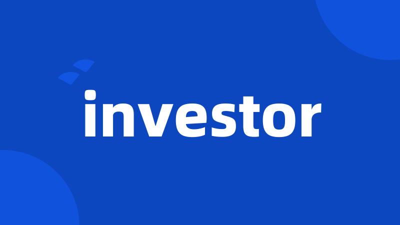 investor