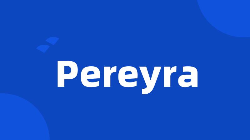 Pereyra