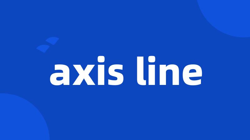 axis line