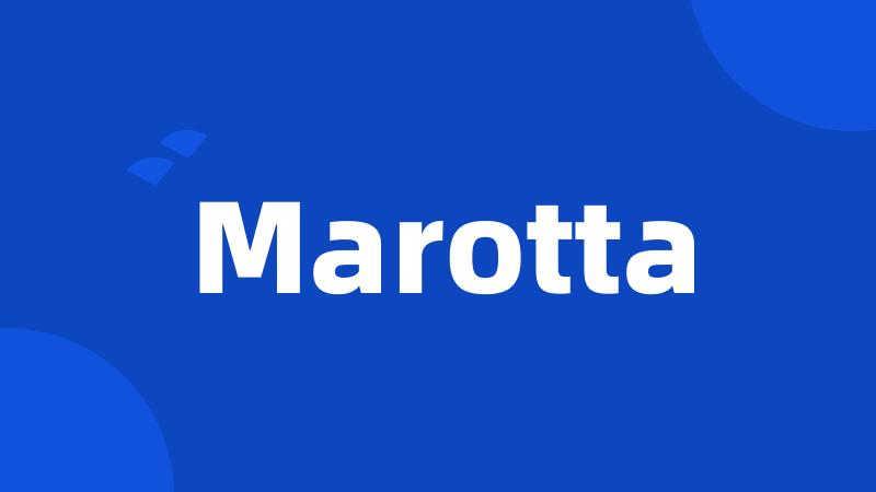 Marotta