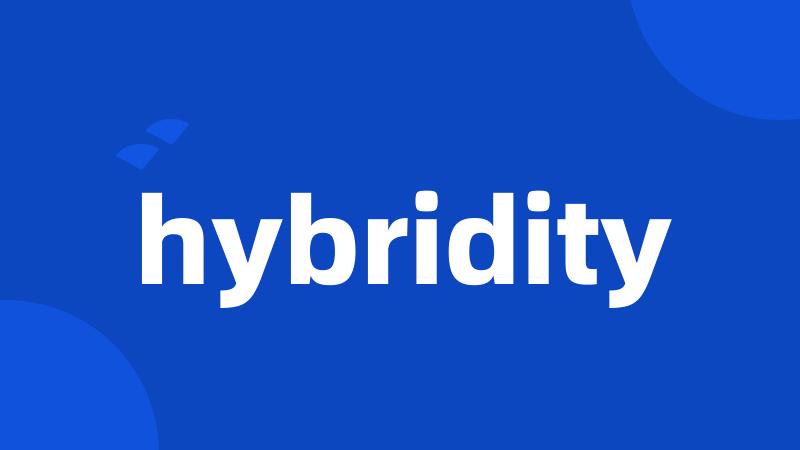 hybridity