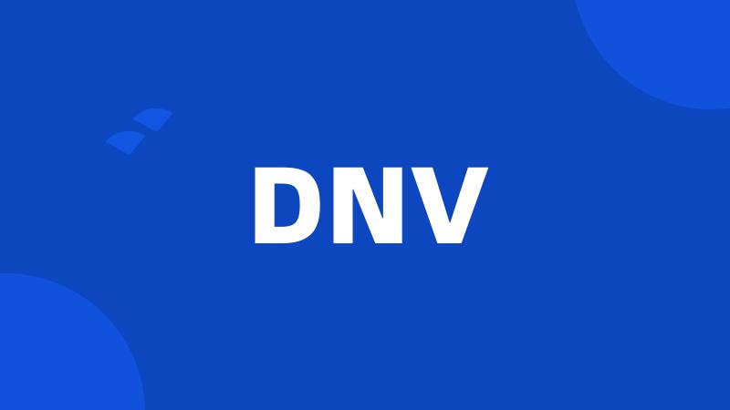 DNV