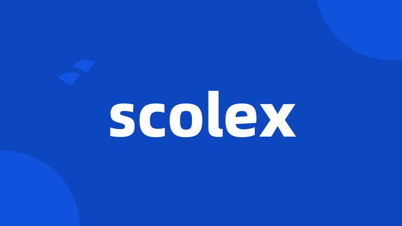 scolex