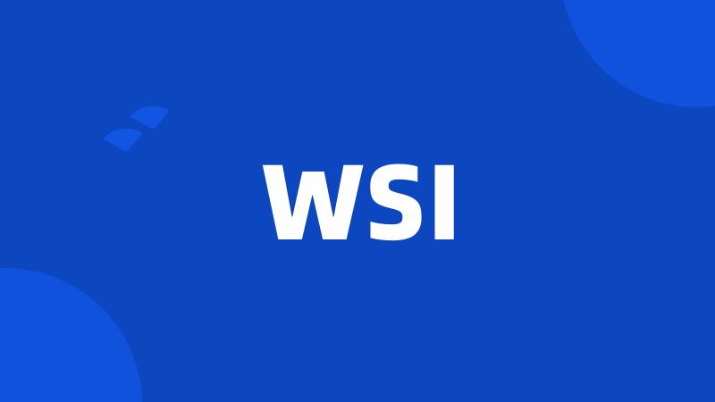 WSI