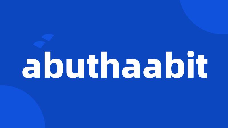 abuthaabit