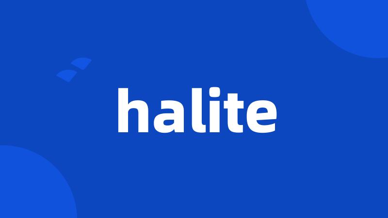 halite