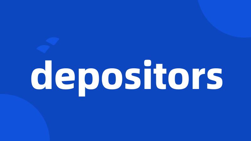 depositors