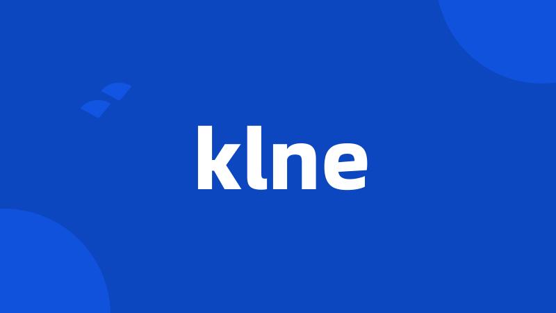 klne