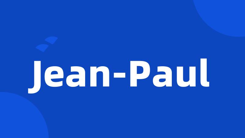 Jean-Paul