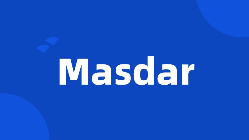 Masdar