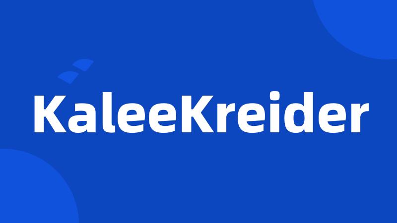 KaleeKreider