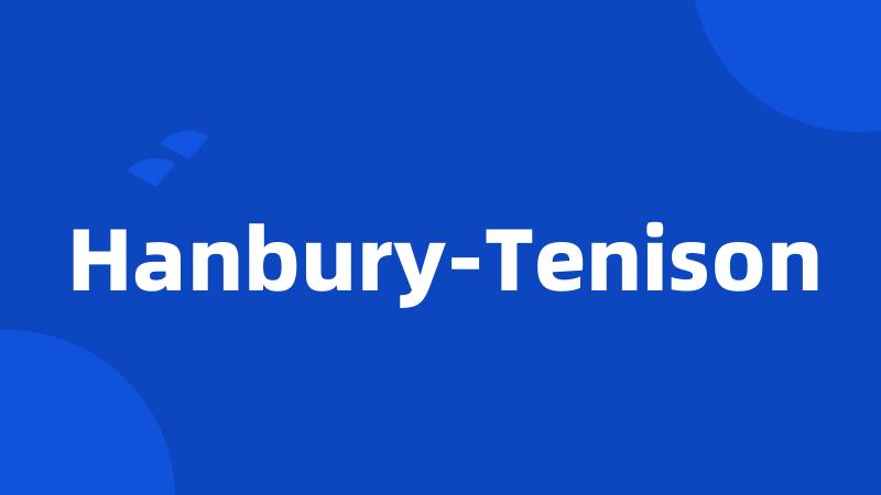 Hanbury-Tenison