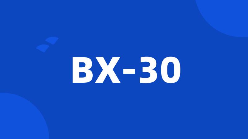 BX-30