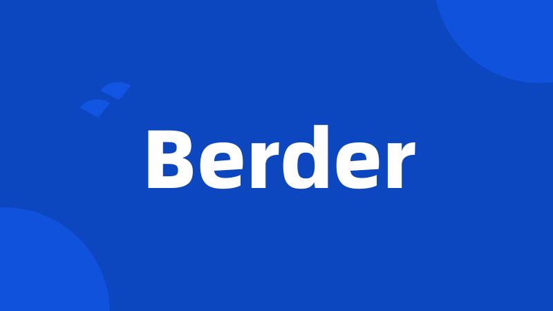 Berder