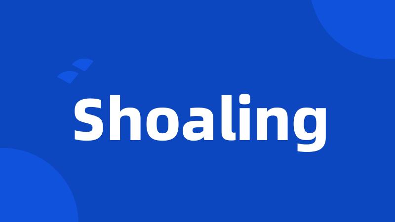 Shoaling