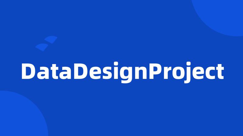 DataDesignProject