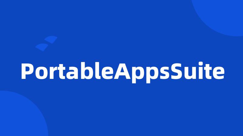 PortableAppsSuite