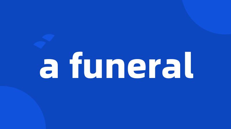 a funeral