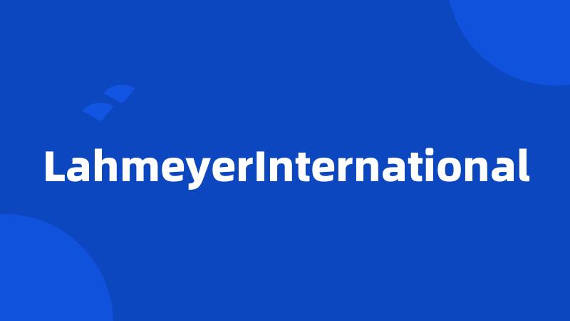 LahmeyerInternational