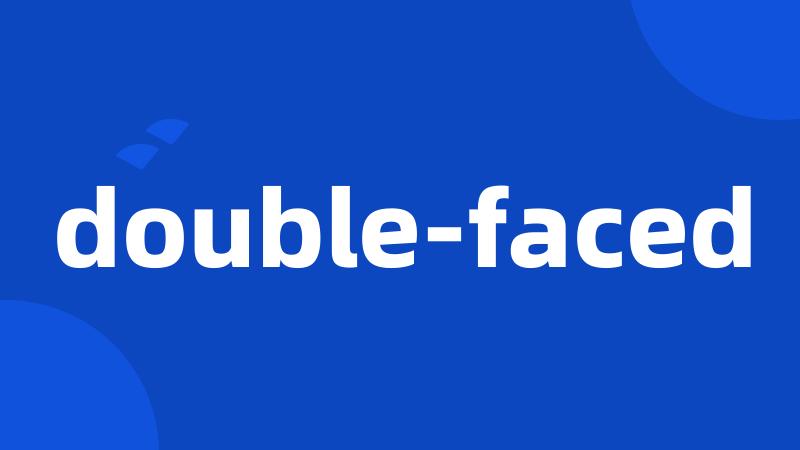 double-faced