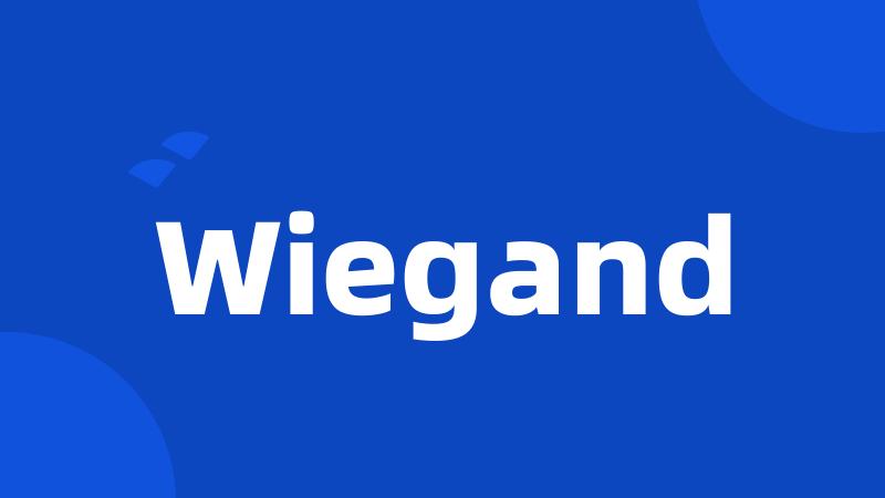 Wiegand