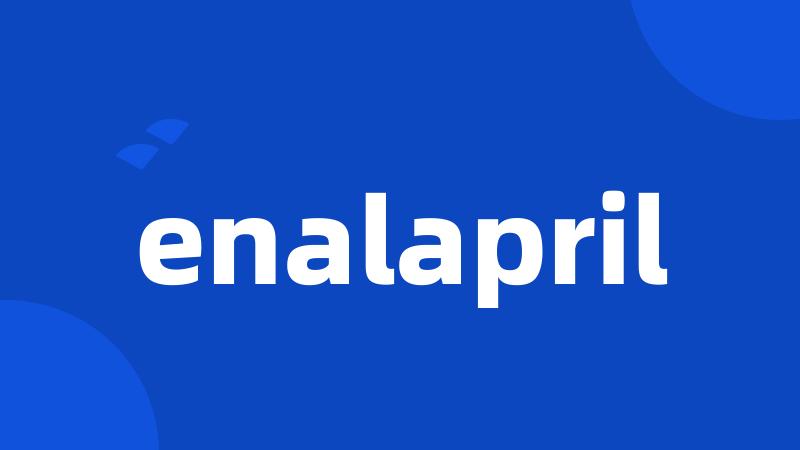 enalapril