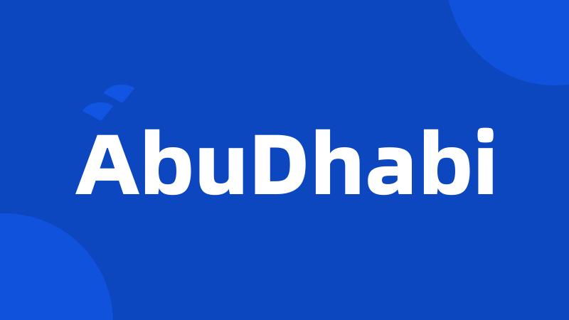 AbuDhabi