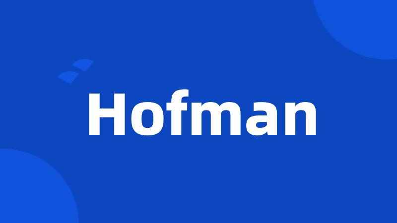 Hofman