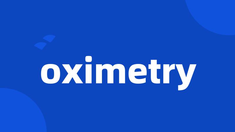 oximetry