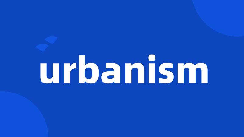 urbanism