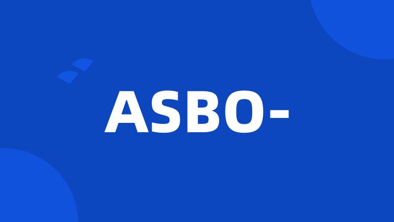 ASBO-