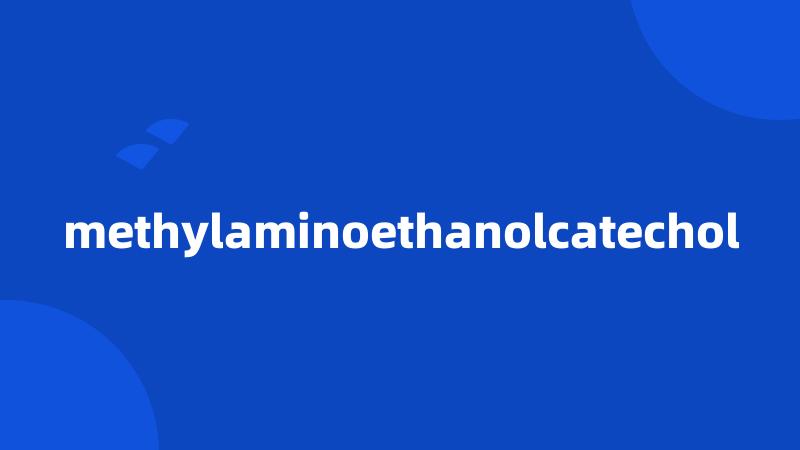 methylaminoethanolcatechol