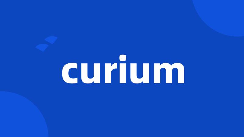 curium