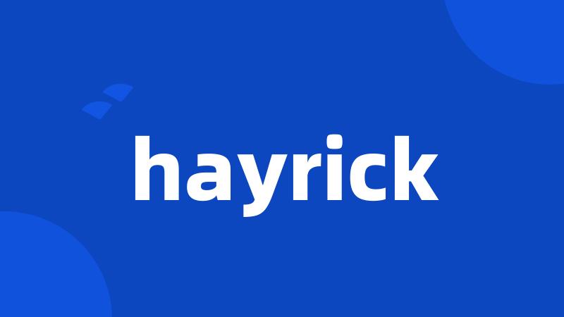 hayrick