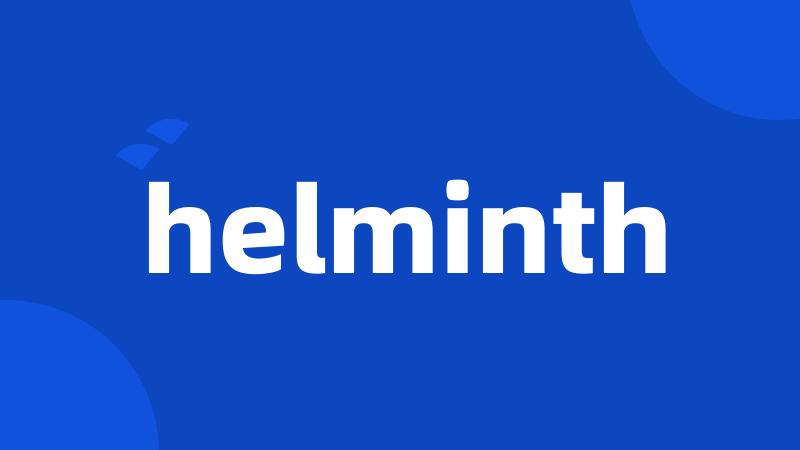 helminth