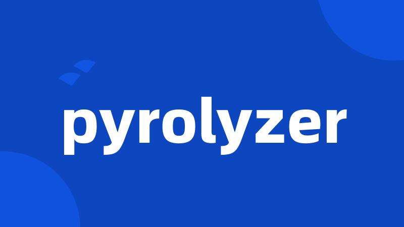 pyrolyzer