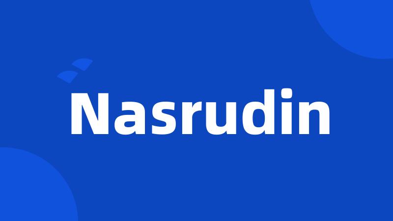 Nasrudin