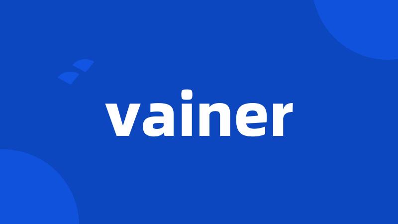 vainer