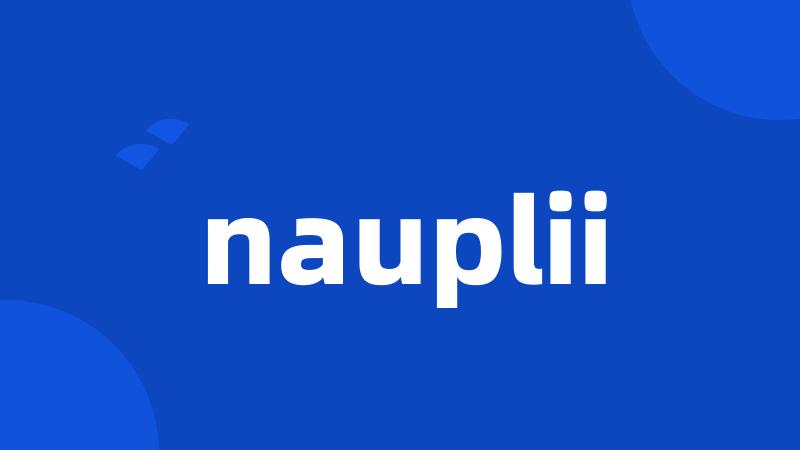 nauplii