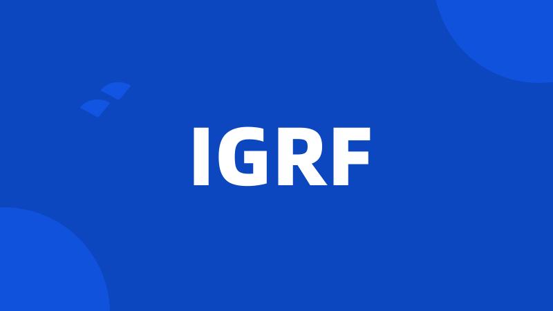 IGRF