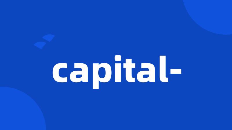 capital-